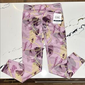 Athleta Girl High Rise Printed Chit Chat Tight-Leggings